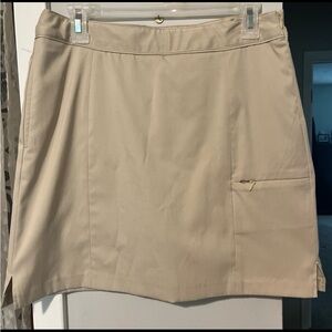 Greg Norman Collection Beige Golf Skort